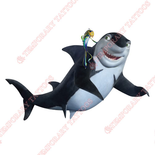 Shark Tale Customize Temporary Tattoos Stickers NO.3415